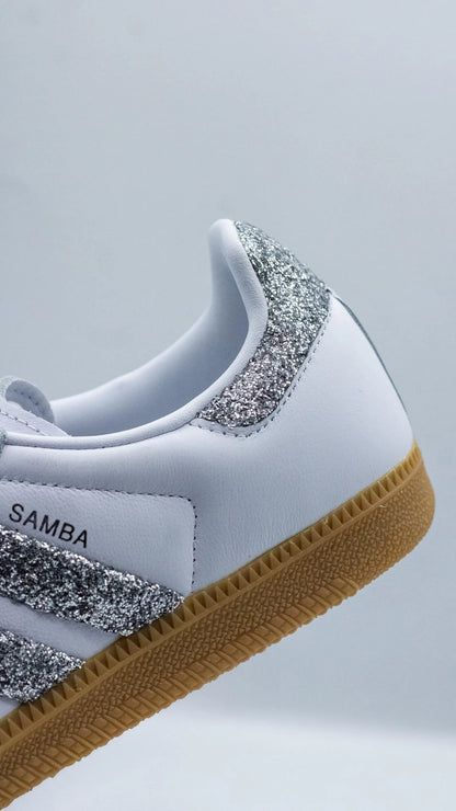 Adidas Samba Sequins Silver
