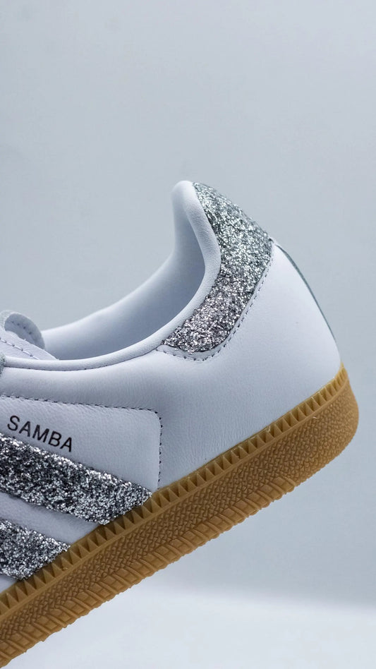 Adidas Samba Sequins Silver